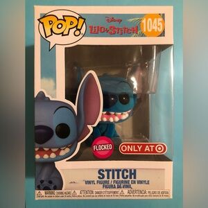 Stitch Flocked Funko Pop